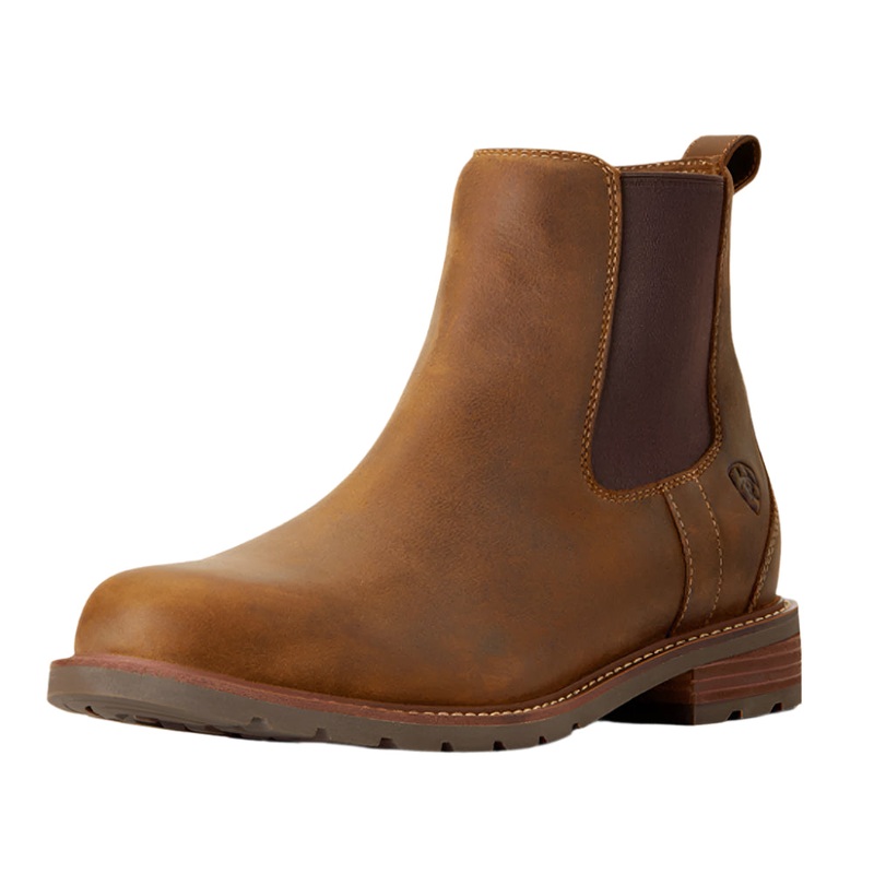 10034032 Ariat Men’s Wexford Waterproof Boot – Weathered Brown