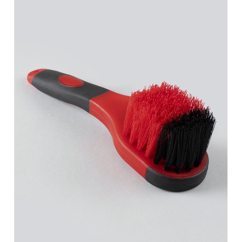 Soft-Touch Bucket Brush Black & Red