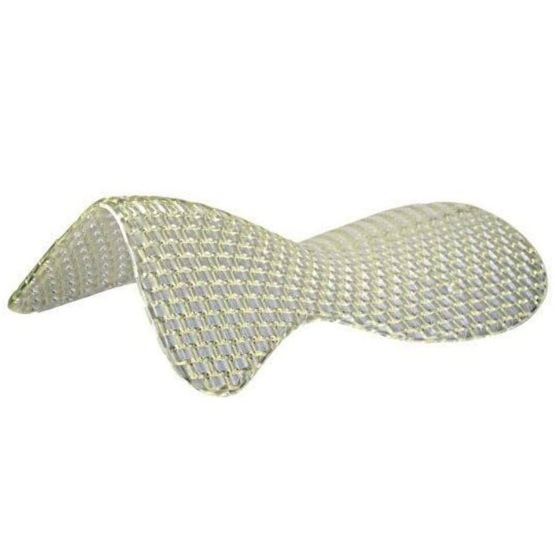 Acavallo Respira Air Release Soft Gel Pad & REAR RISER, One Size, Transparent