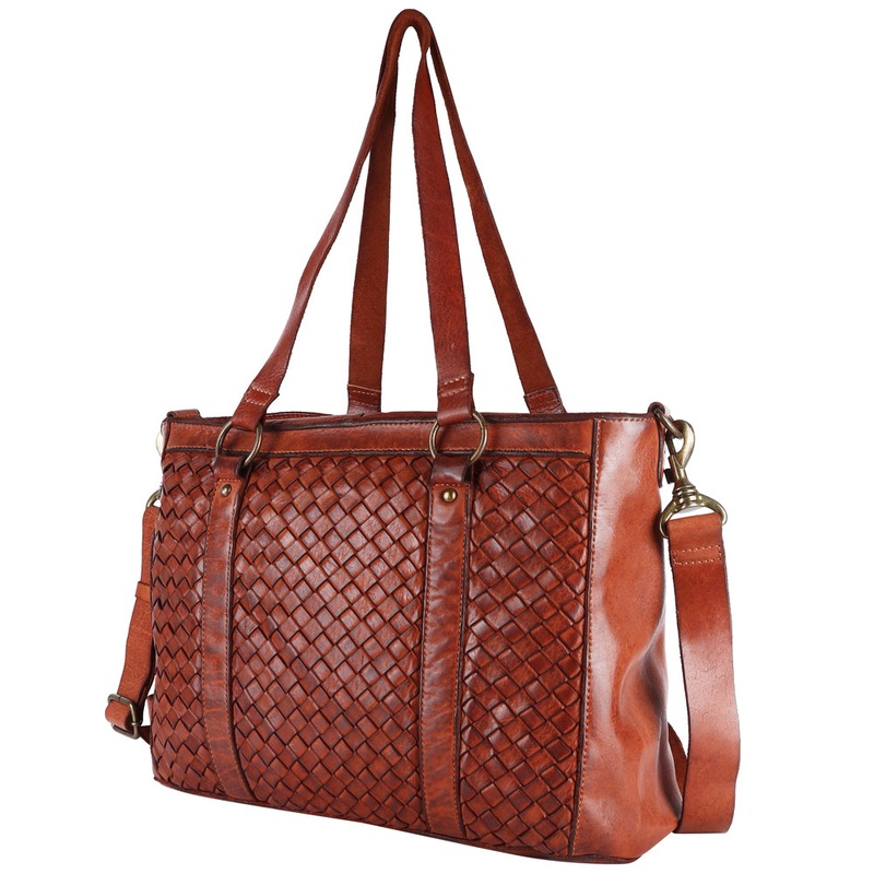Spaghetti Western Swc181Cg Tote Vintage Handmade Drum Dyed Genuine European Cowhide Leather Women Bag WesternHandbagPurse