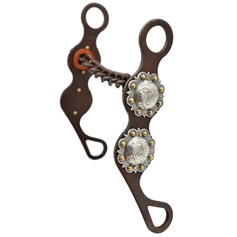 Dale Myers 8.5″ Straight Chain Double Circle Concho Bit