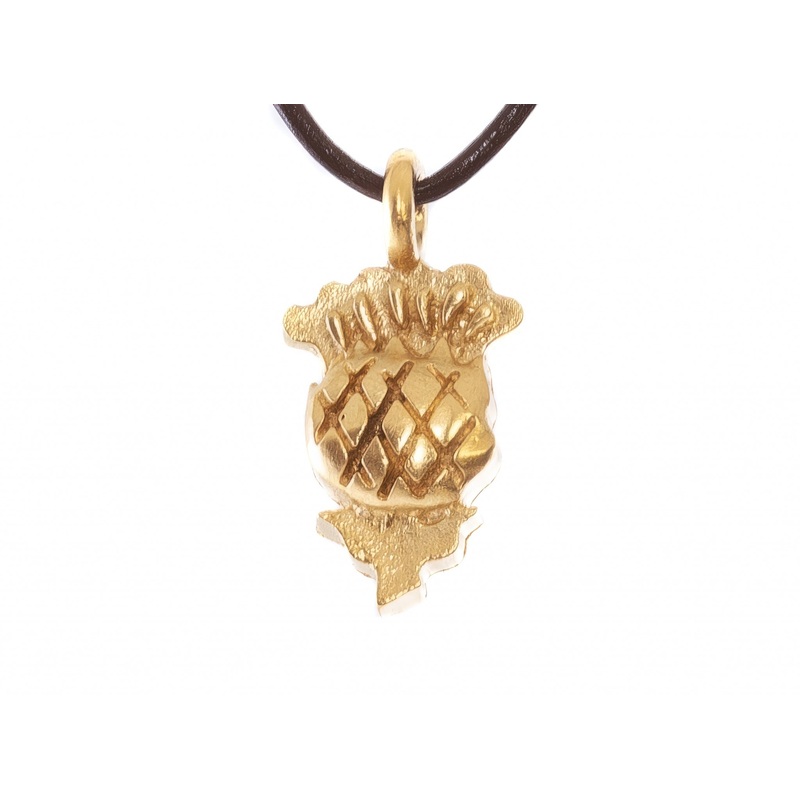 Lady Thistle Flower Logo Pendant