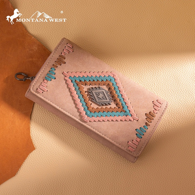 MW Aztec Collection Wallet ~ Pink