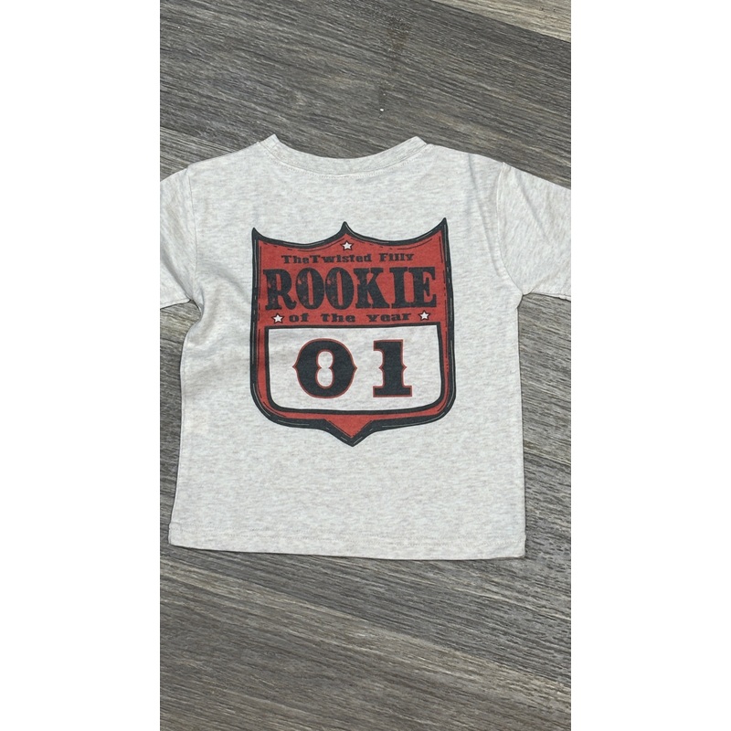 Rookie Of The Year Rodeo Back Number Tee