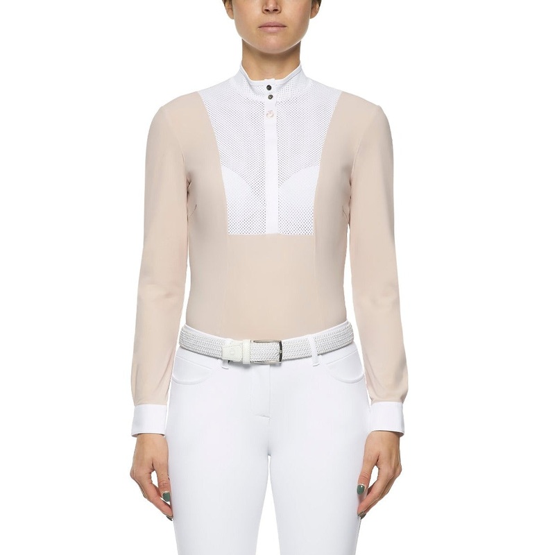 Womens CT Long Sleeve Jersey Competition Shirt with Perforated Bib
