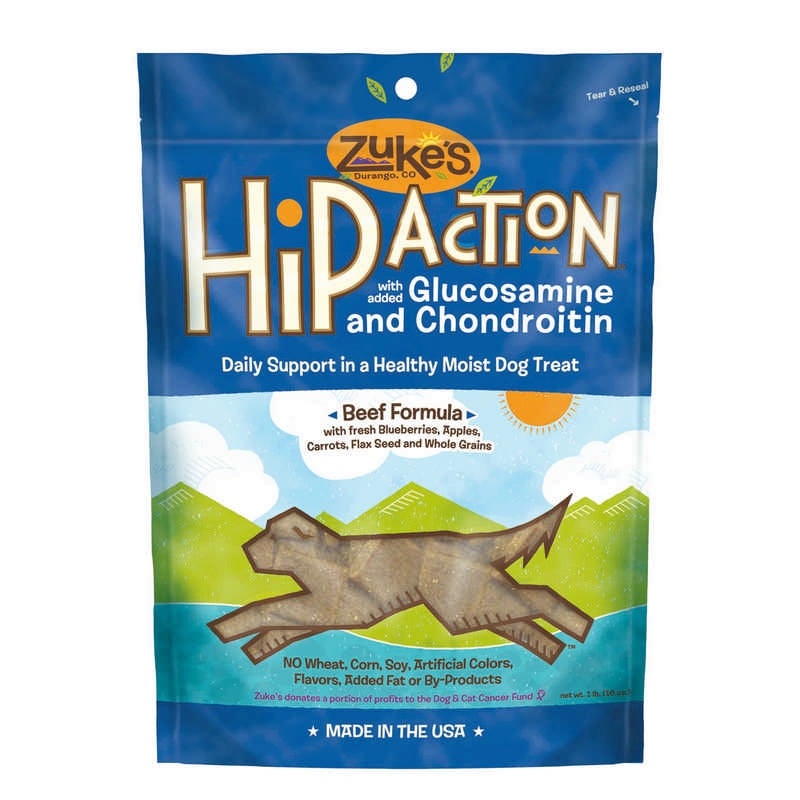 Zukes Hip Action Beef Dog Treats