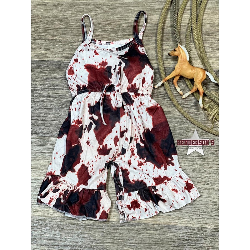 Cow Print Jumpsuit