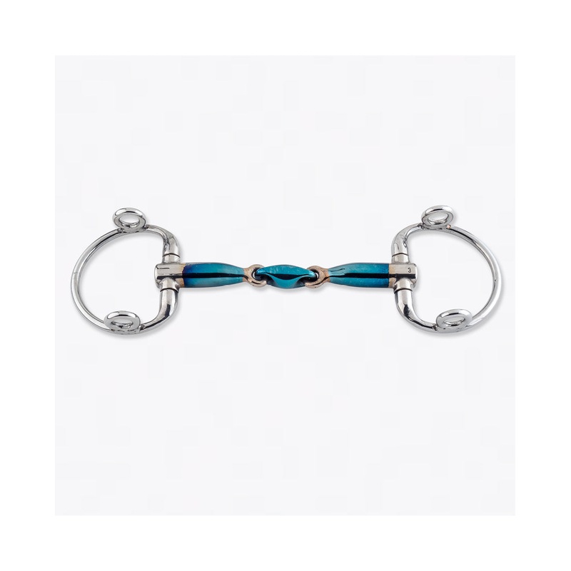 Sweet Iron Double Jointed Elliptical Eggbutt Gag