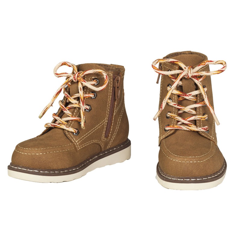 443004502 Twister Boys Clyde Toddler Side Zip Ankle Boots – Brown
