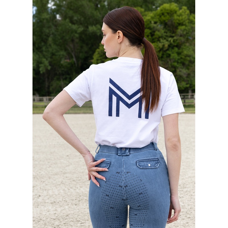 Women Symbol T-Shirt (White/Navy)
