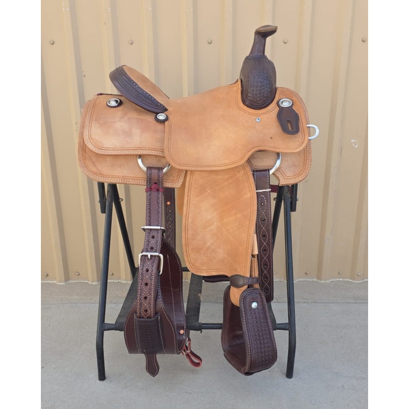 #1816 14″ Corriente Team Roping Saddle
