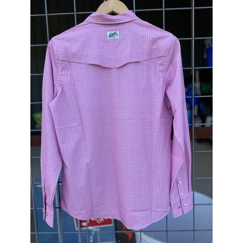 Adams Tack Ladies L/S Pink Fishing Shirt
