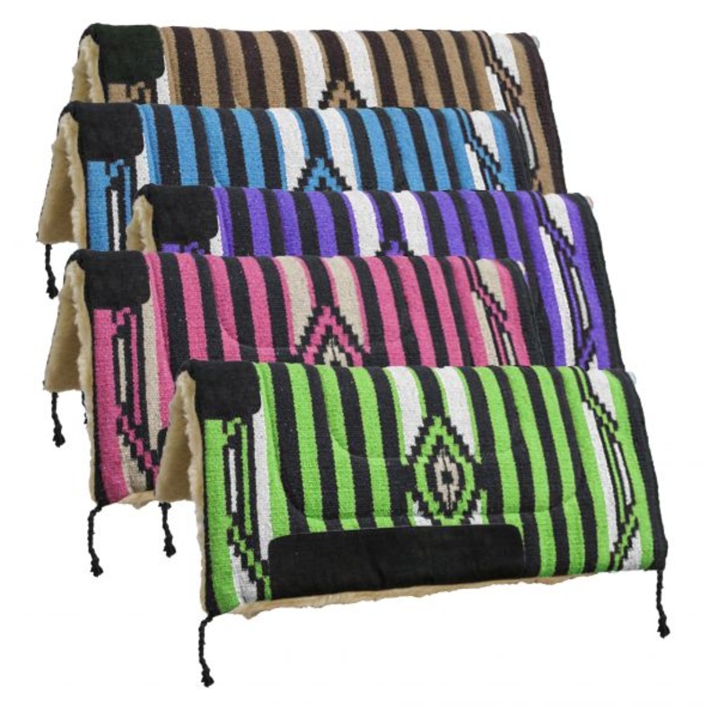 32 x 32 Acrylic top saddle pad with fleece bottom