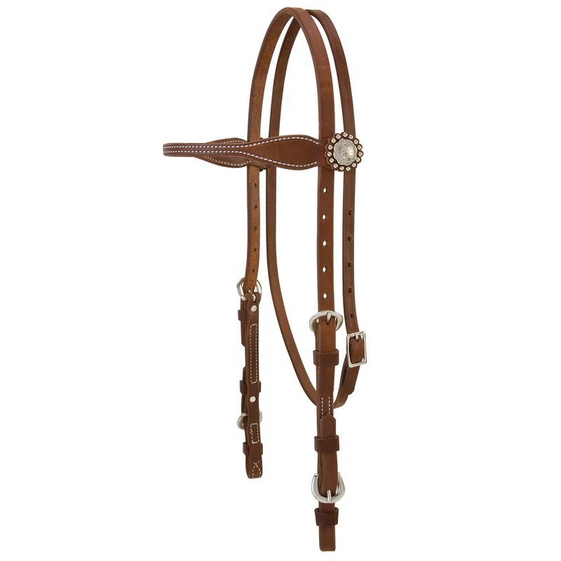 Stacy Westfall ProTack Oiled Browband Headstall