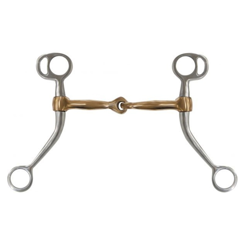 Showman stainless steel Tom Thumb bit with 6