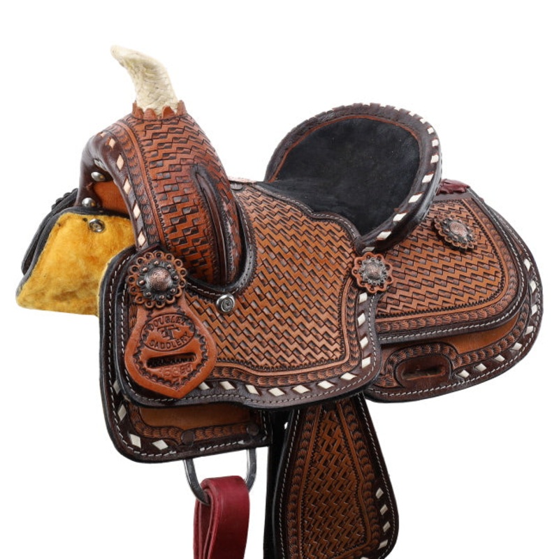 Youth Bronco Belle Barrel Saddle