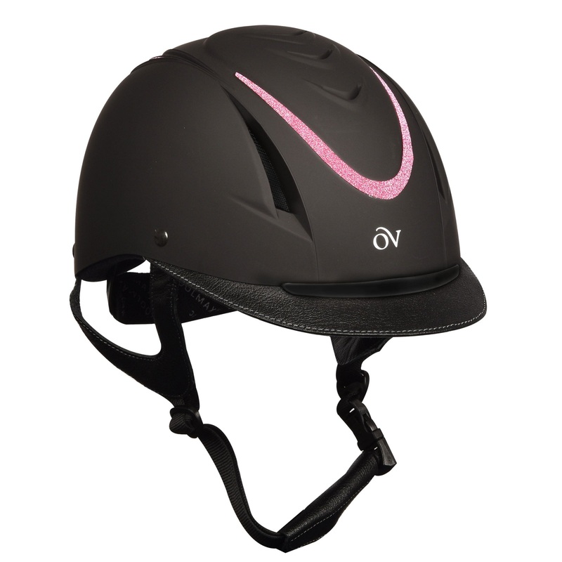 Z-6 Glitz II Helmet – Black Glitter Pink