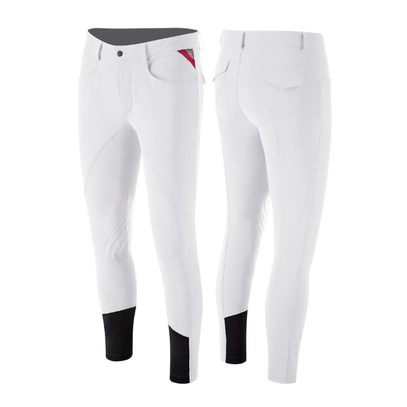 Mens Mael Breeches | Knee Grip | White