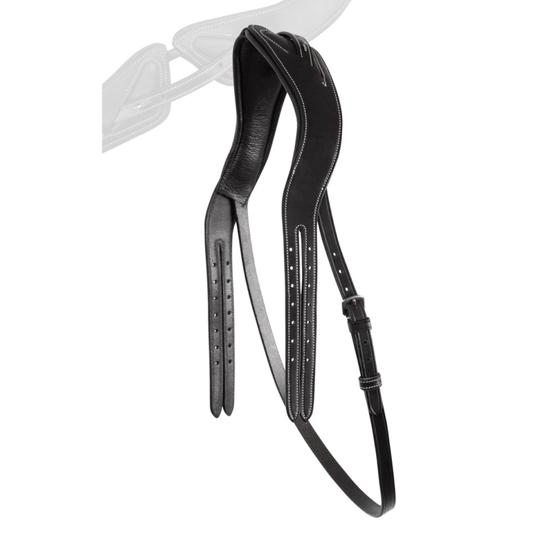 Montar Adapt Organic Tanned Headpiece With White Stitching