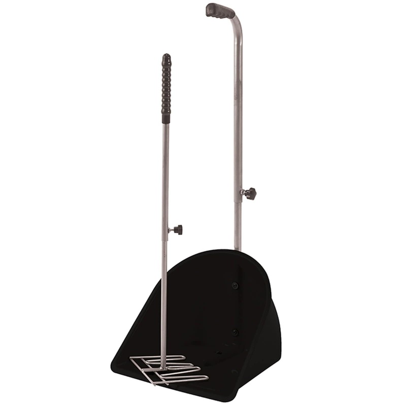 Perry Equestrian Muck Grabber with Retractable Handles