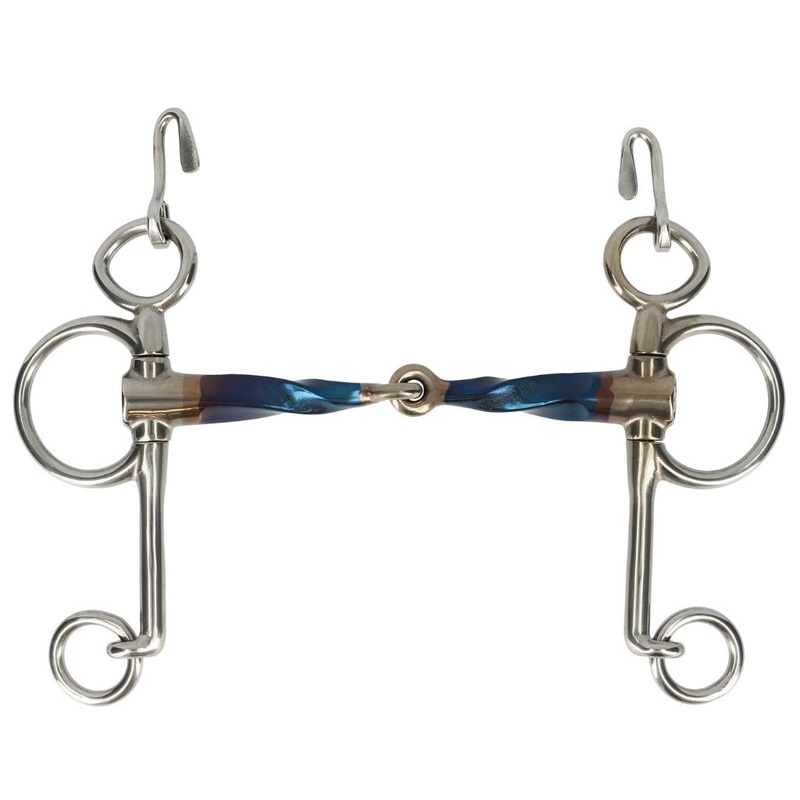 Trust Sweet Iron Pelham Slow Twist Jointed 16 mm