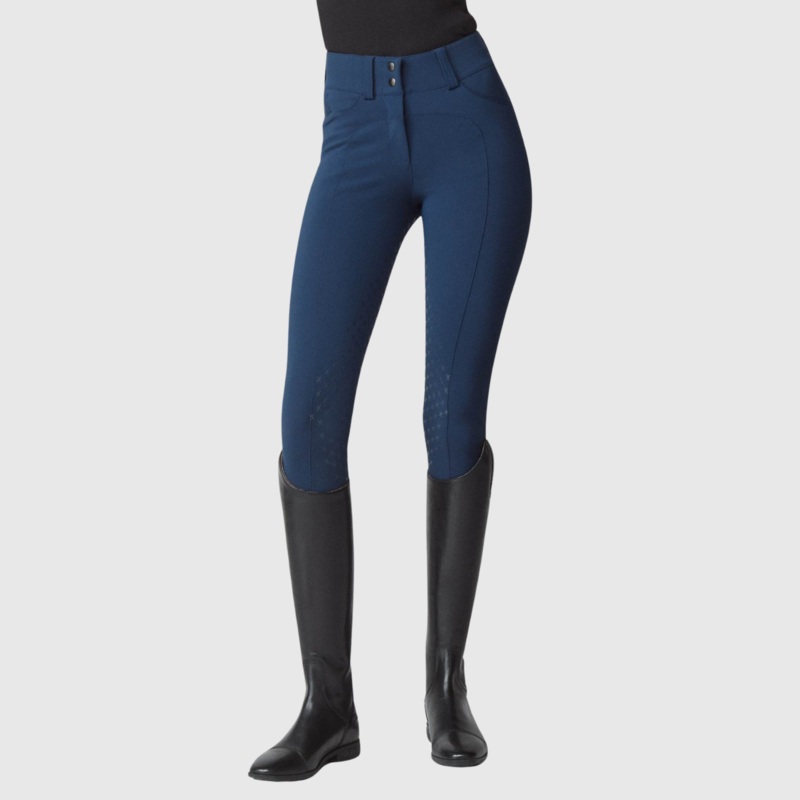 Yagya Ladies Compression Performance Breeches Full Grip, Navy