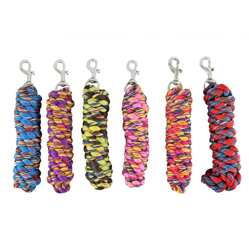 6′ braided rag lead with snap