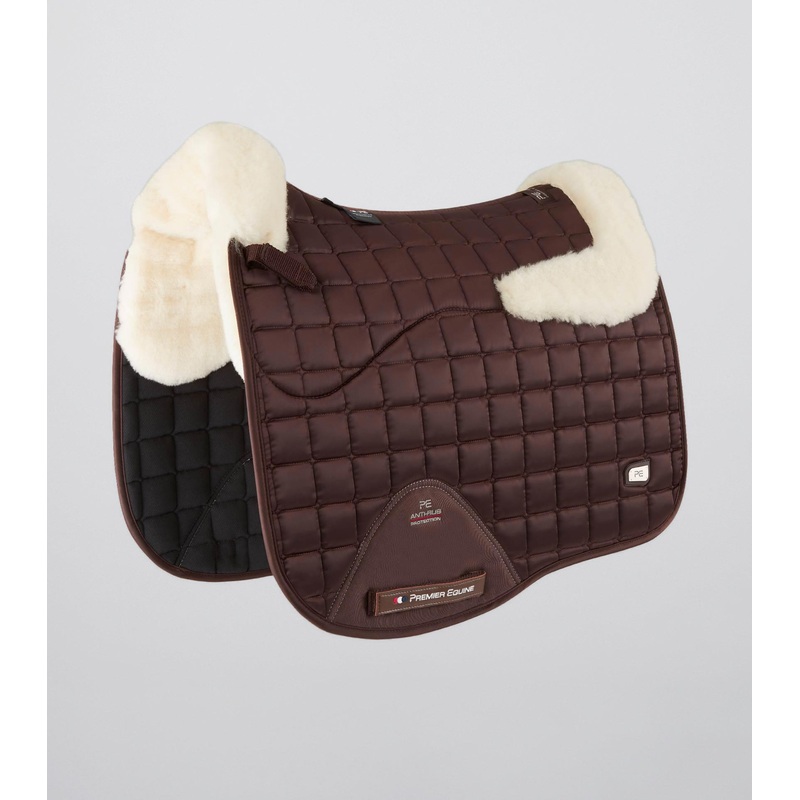Atlantis CC Satin Wool Dressage Square Brown/Natural Wool