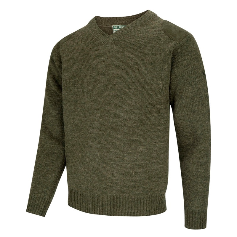 Hoggs of Fife Melrose Men’s V-Neck Hunting Pullover Sweatshirt