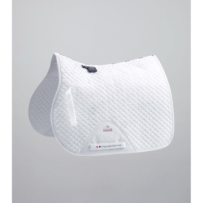Pony Plain Cotton GP/Jump Square White