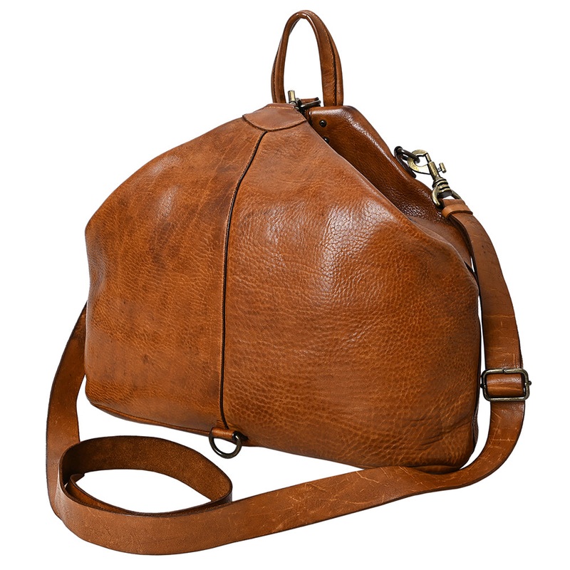 Spaghetti Western Swc194Tan Cross Body I Vintage Handmade Drum Dyed Genuine European Cowhide Leather Women Bag WesternHandbagPurse