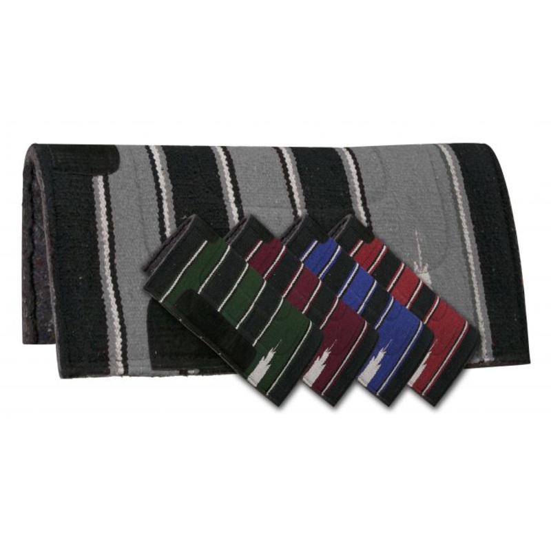 24 x 24 Economy Navajo pony pad with felt bottom