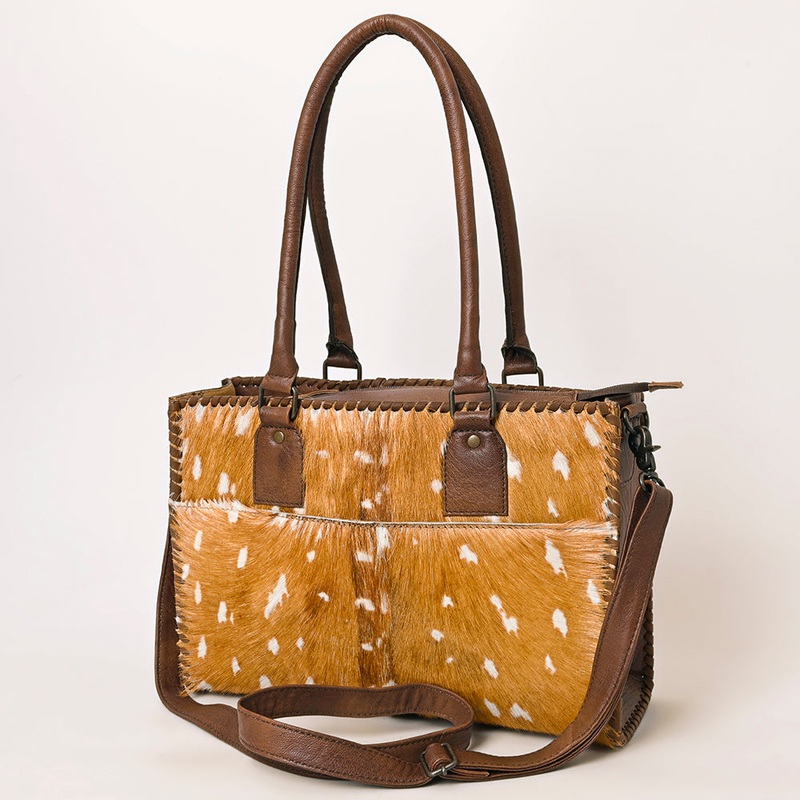ADBG1215 American Darling Hair On Genuine Leather Women Bag Western Handbag Purse