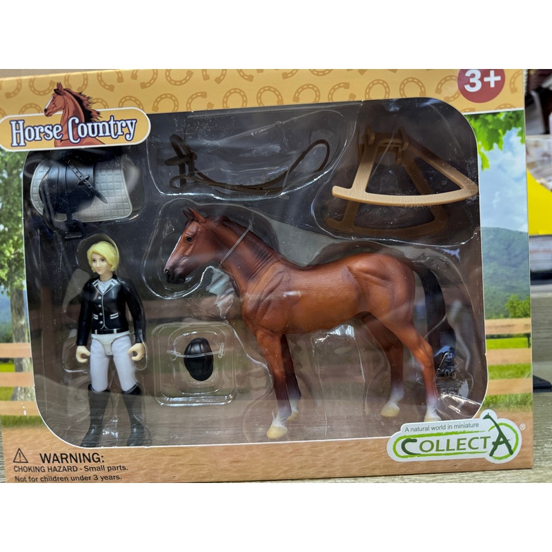 Breyer Lady Tournament Rider & Accessories Window Box