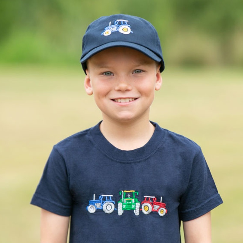 British Country Collection Childrens Tractor Design Baseball Cap