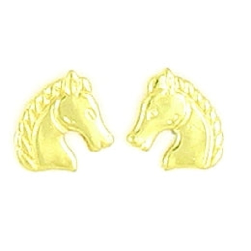 Finishing Touch Regal Horse Head Earrings