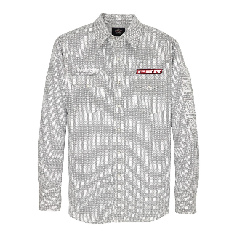 Men’s Wrangler PBR Logo Print ~ White