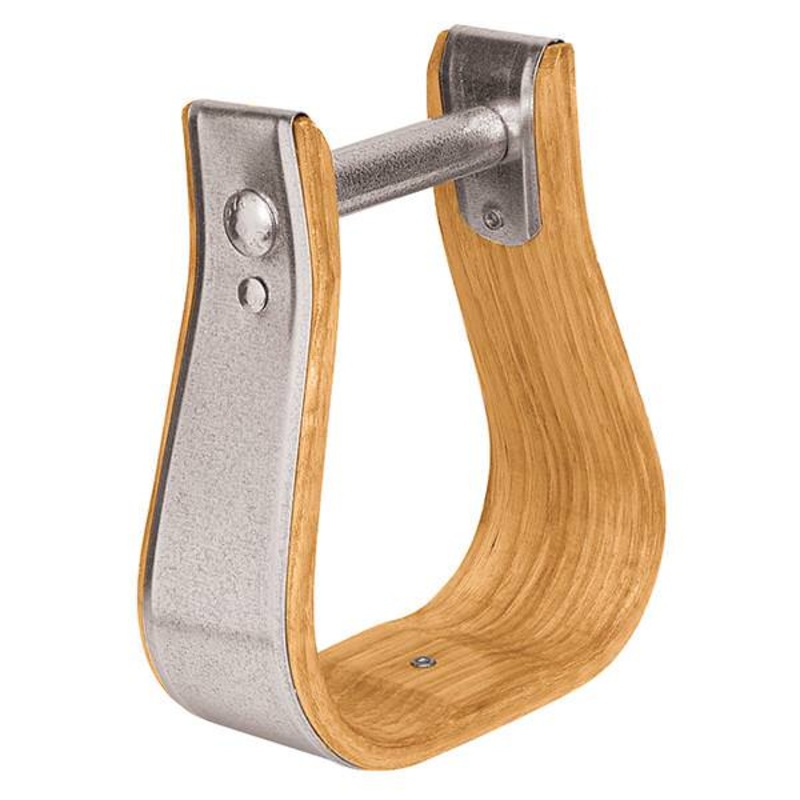 Wooden Stirrups, Visalia, 2″ Tread