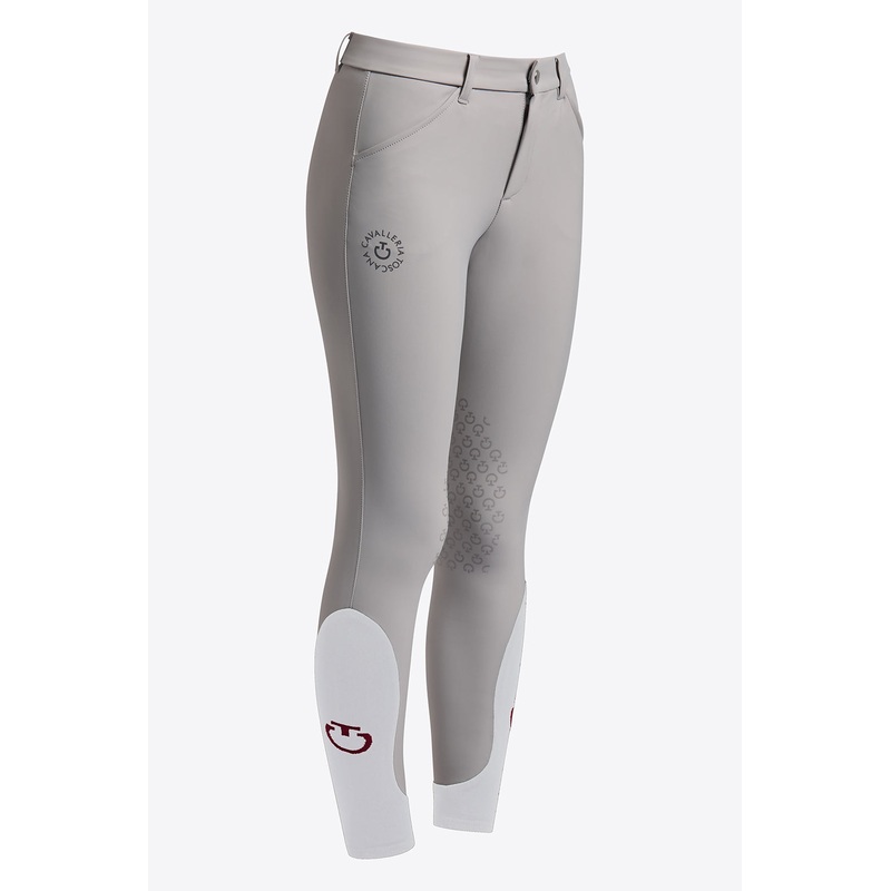 Children’s CT Unisex Knee Grip Breeches Light Grey