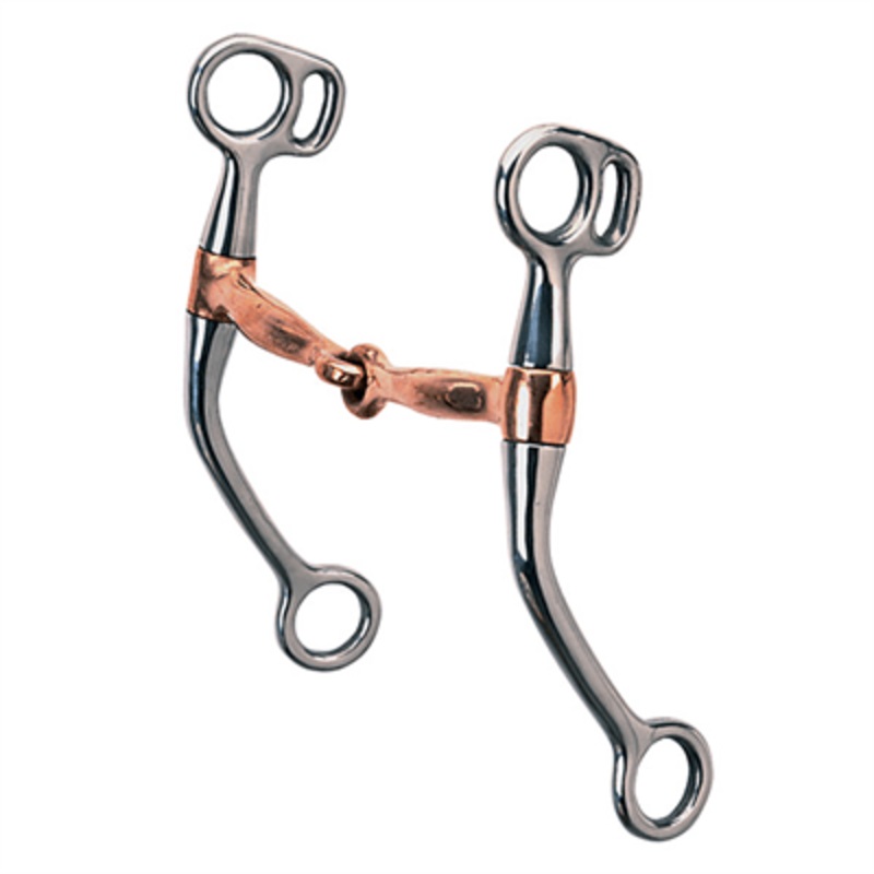 Weaver Leather Bit, Stainless Steel 5” Tom Thumb, 6 1/2” Cheek