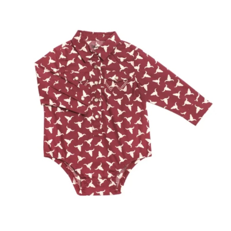 Western Onesie ~ Berry