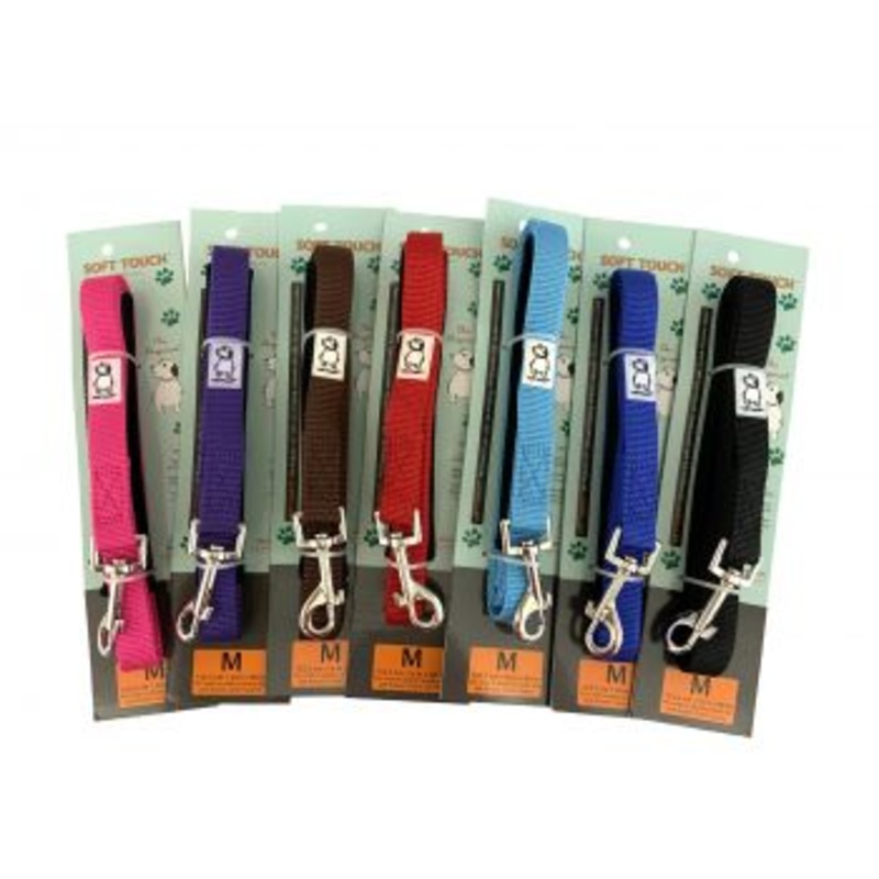 #9171-M: Reinsman Soft Touch Neoprene Lined Dog Leash-Medium