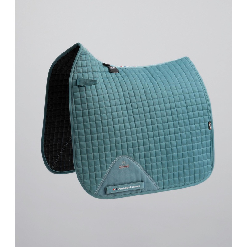 Close Contact Cotton Dressage Saddle Pad Turquoise