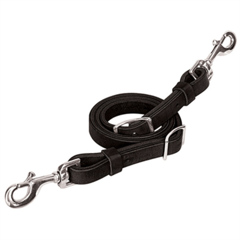 Weaver Leather Back-In-Black Tie Down, Black