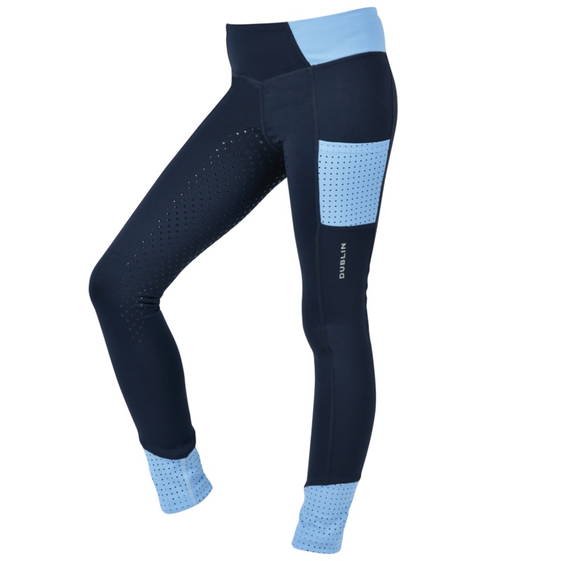 Dublin Power Performance Mid Rise Colour Block Childs Tights