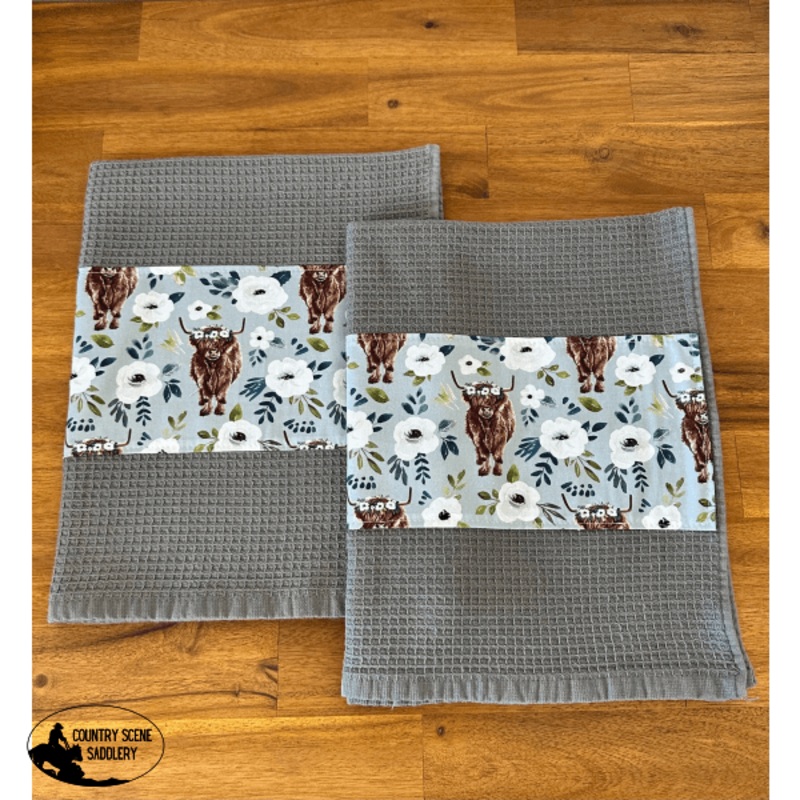 Tea Towel Set – Blue Highlands