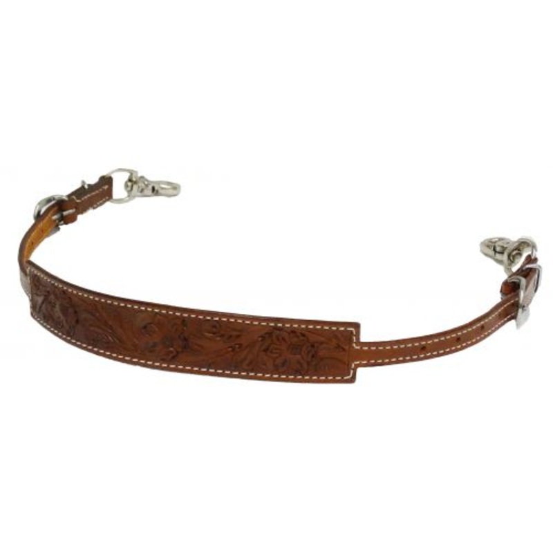 #175885: Showman  Floral tooled wither strap