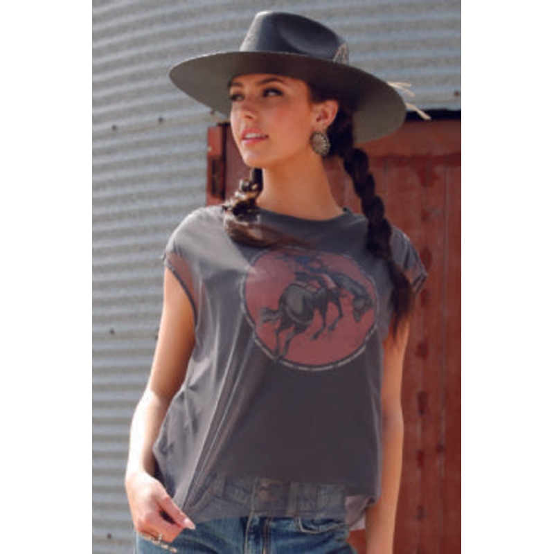 Bucking Bronc Mesh Top by Cruel Girl