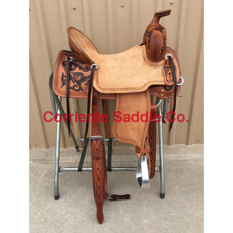 CSB 584 Corriente Barrel Saddle Forward Horn