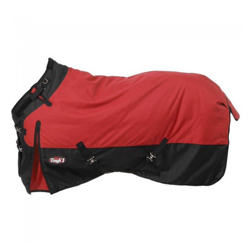 Tough-1 1200D 200G Waterproof Poly Snuggit Turnout Blanket- Red